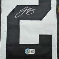 Framed Autographed/Signed Le'Veon LeVeon Bell 35x39 Pittsburgh Bumble Bee Jersey JSA COA