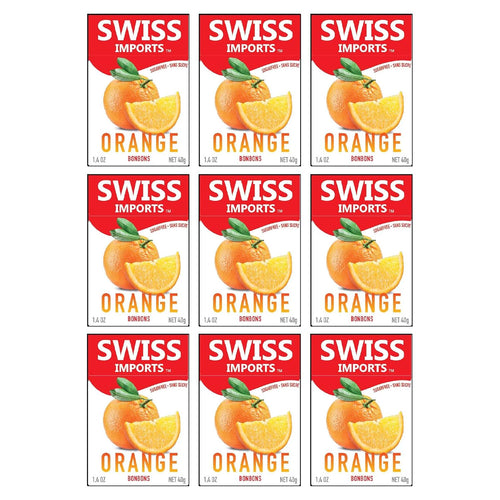 Swiss Imports Orange Sugarfree Candy Bonbons - 1.4oz