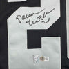 Framed Autographed/Signed Darren McFadden 35x39 Las Vegas Oakland Black Football Jersey Beckett BAS COA