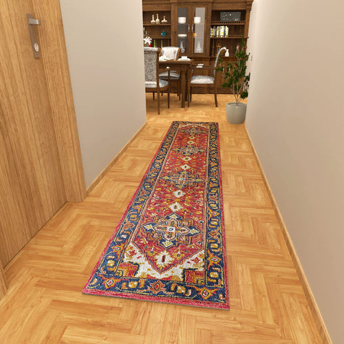 Premium Hand-Tufted Rug Made of 100% Wool  - Maras Palace - 2x10 Feet