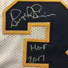 Framed Autographed/Signed George McGinnis HOF 17  35x39 Indiana White Basketball Jersey JSA COA