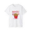 Stealing Hearts and Fries Unisex Ultra Cotton Tee