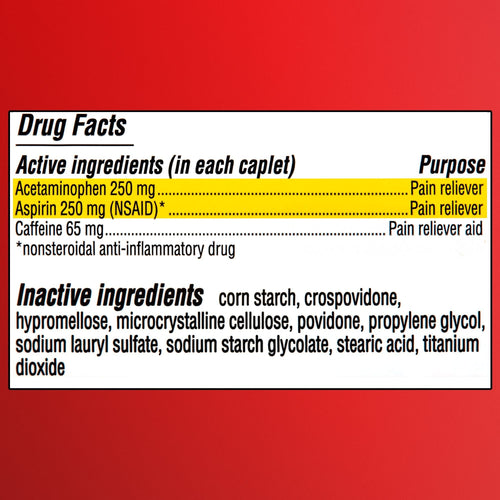Equate Extra Strength Headache Relief Caplets; 200 Count EasyOptionXY LLC