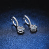 925 Silver Moissanite Jewelry Set Necklace Ring Stud Earrings Solitaire