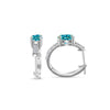 925 Sterling Silver Moissanite 1 Ct Oval Stud Earrings For Women GIA