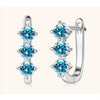 925 Sterling Silver Moissanite Hoop Earrings.1ct 6D For Women Valentine Gift