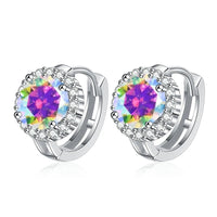 925 Sterling Silver D Color Moissanite Stud Earrings For Women Wedding