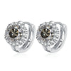 925 Sterling Silver D Color Moissanite Stud Earrings For Women Wedding