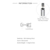 925 Sterling Silver Mini Moissanite Four-Claw Screw Stud Earrings For Women