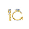 925 Sterling Silver Moissanite 1 Ct Oval Stud Earrings For Women GIA