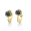 925 Sterling Silver Moissanite Clip-On Earrings Round Six-Prong White Gold