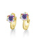purple multicolor / Silver