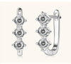 925 Sterling Silver Moissanite Hoop Earrings.1ct 6D For Women Valentine Gift