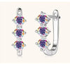 925 Sterling Silver Moissanite Hoop Earrings.1ct 6D For Women Valentine Gift
