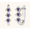 925 Sterling Silver Moissanite Hoop Earrings.1ct 6D For Women Valentine Gift