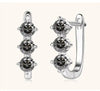 925 Sterling Silver Moissanite Hoop Earrings.1ct 6D For Women Valentine Gift