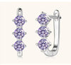 925 Sterling Silver Moissanite Hoop Earrings.1ct 6D For Women Valentine Gift