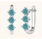 blue / yellow gold colored silver