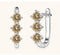 champagne / yellow gold colored silver