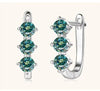 925 Sterling Silver Moissanite Hoop Earrings.1ct 6D For Women Valentine Gift
