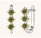 yellow green / yellow gold colored silver