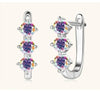 925 Sterling Silver Moissanite Hoop Earrings.1ct 6D For Women Valentine Gift