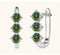 dark green / yellow gold colored silver