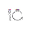 925 Sterling Silver Moissanite 1 Ct Oval Stud Earrings For Women GIA