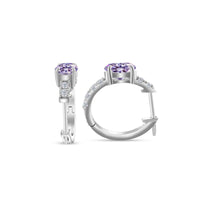 925 Sterling Silver Moissanite 1 Ct Oval Stud Earrings For Women GIA