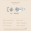 925 Sterling Silver Moissanite Stud Earrings VVS1 Lab Diamond Gift Unisex Party