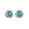 925 Sterling Silver Moissanite Stud Earrings 0.5CT 1CT Women Classic