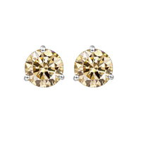 925 Sterling Silver Moissanite Stud Earrings 0.5CT 1CT Women Classic
