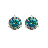 925 Sterling Silver Moissanite Stud Earrings 0.5CT 1CT Women Classic
