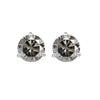 925 Sterling Silver Moissanite Stud Earrings 0.5CT 1CT Women Classic