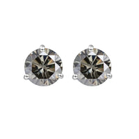 925 Sterling Silver Moissanite Stud Earrings 0.5CT 1CT Women Classic