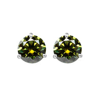 925 Sterling Silver Moissanite Stud Earrings 0.5CT 1CT Women Classic