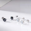 925 Sterling Silver Moissanite Stud Earrings 0.5CT 1CT Women Classic
