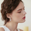 925 Sterling Silver Moissanite Stud Earrings 2.6ct Classic Simple Luxury