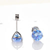 925 Sterling Silver Moissanite Stud Earrings 0.5CT 1CT Women Classic