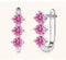 pink / yellow gold colored silver