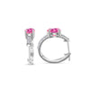 925 Sterling Silver Moissanite 1 Ct Oval Stud Earrings For Women GIA