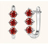 925 Sterling Silver Moissanite Hoop Earrings.1ct 6D For Women Valentine Gift