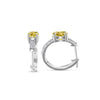 925 Sterling Silver Moissanite 1 Ct Oval Stud Earrings For Women GIA