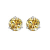 925 Sterling Silver Moissanite Stud Earrings 0.5CT 1CT Women Classic