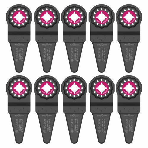 BOSCH OSL214K-10 2-1/4 In. Starlock® Oscillating Multi Tool Caulk Knife Blade 10 pk.