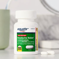 Equate Extra Strength Headache Relief Caplets; 250 mg; 100 Count; Twin Pack EasyOptionXY LLC