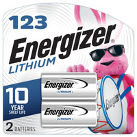 Energizer 2pk 123 Batteries Lithium Photo Battery