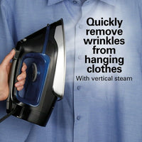 Hamilton Beach Retractable Cord Iron, Stainless Steel Soleplate, 14290 EasyOptionXY LLC