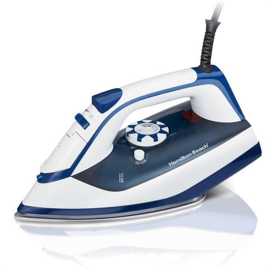 Hamilton Beach Steam Iron, Stainless Steel Soleplate, 14650 EasyOptionXY LLC