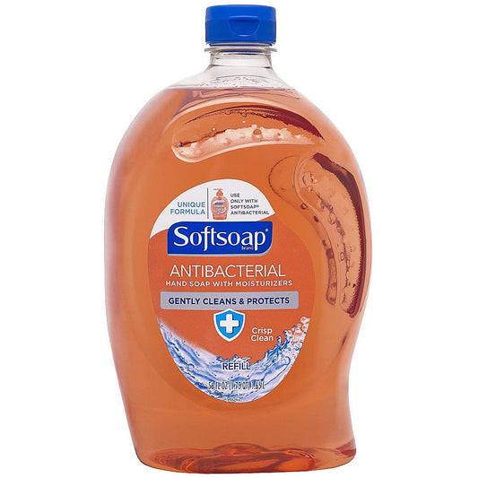 Softsoap 56-oz Antibacterial Crisp Clean Liquid Soap Refill